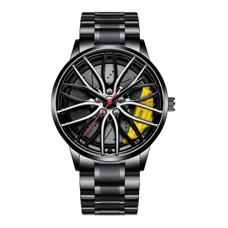 “MEIBO Racing Wheel Watch – Men’s Sport Quartz Watch”