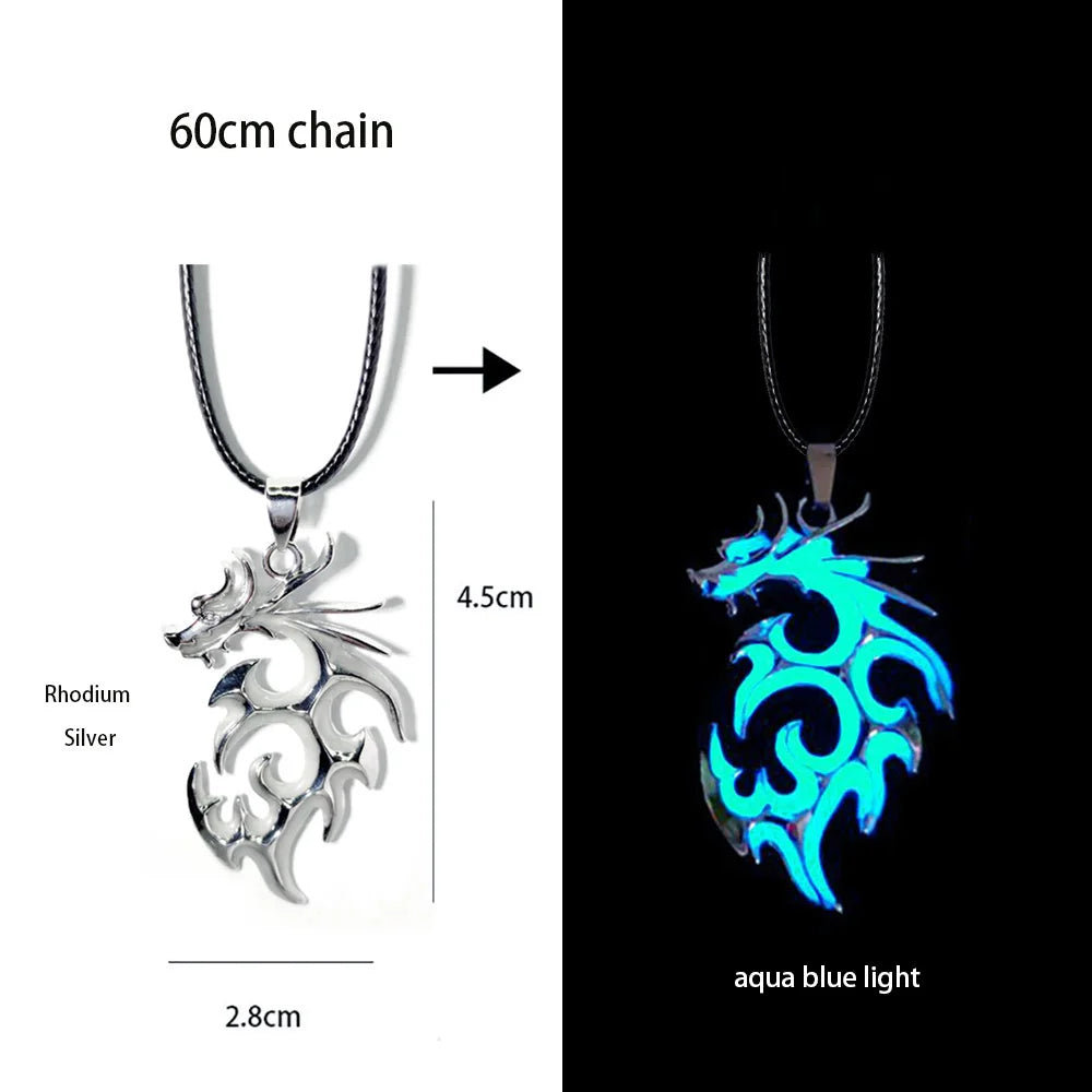 night dragon luminous necklace