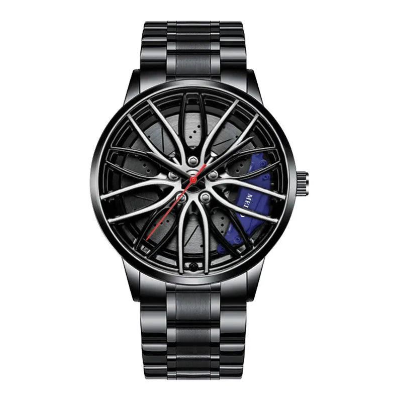 “MEIBO Racing Wheel Watch – Men’s Sport Quartz Watch”