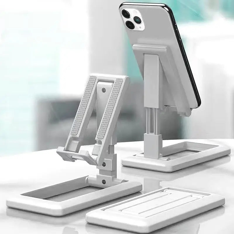 Foldable Tablet Mobile Phone Desktop Phone Stand for iPad iPhone Samsung Desk Holder Adjustable Desk Bracket Smartphones Stand