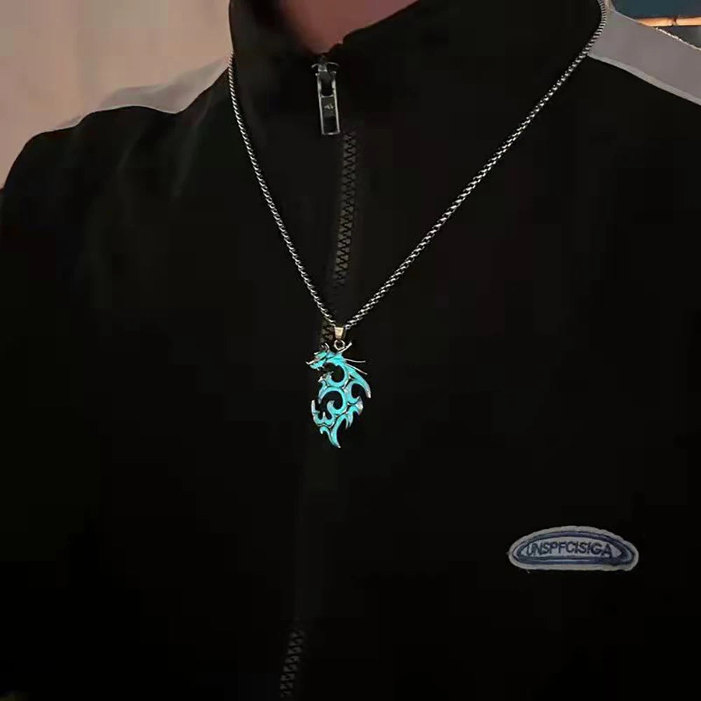 night dragon luminous necklace
