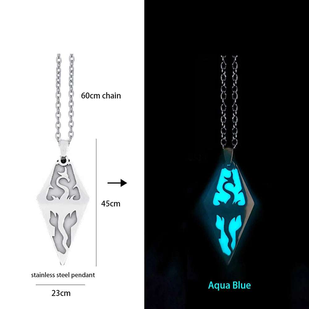night dragon luminous necklace