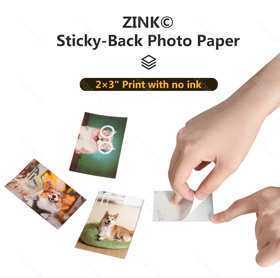 portable mini photo printer-wireless bluetooth pocket printer