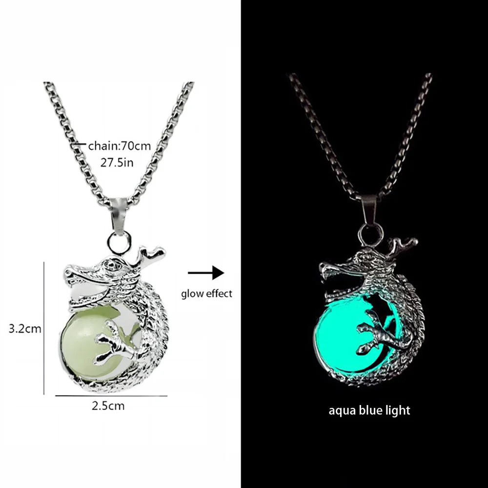 night dragon luminous necklace
