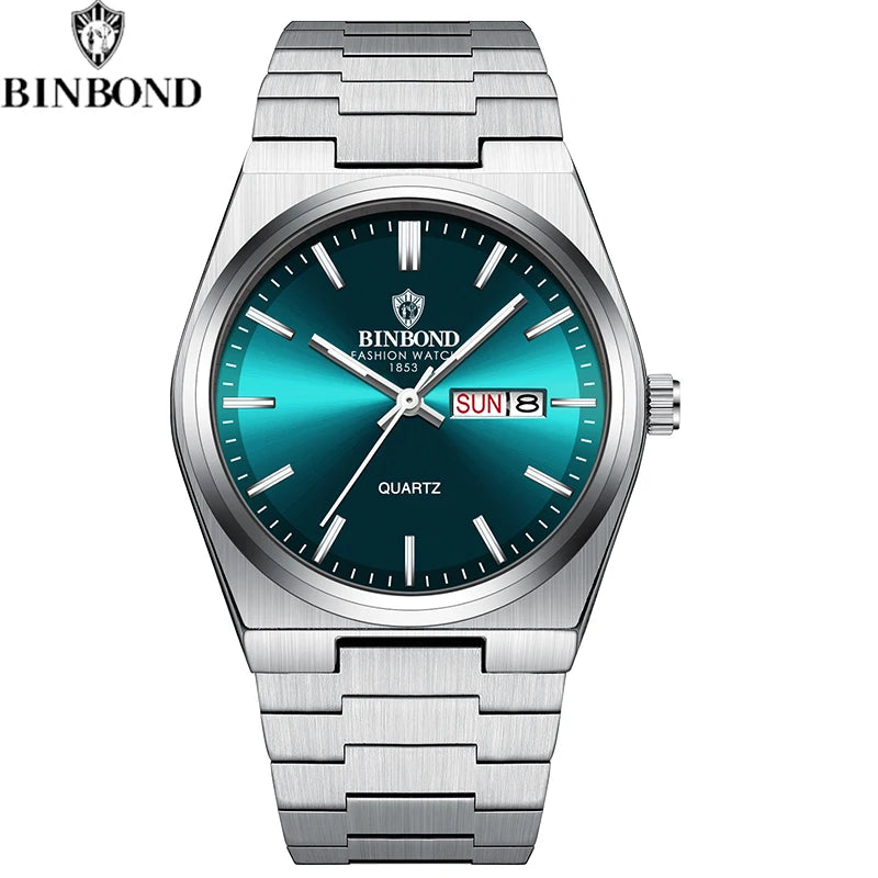 aquasteel classic quartz wristwatch