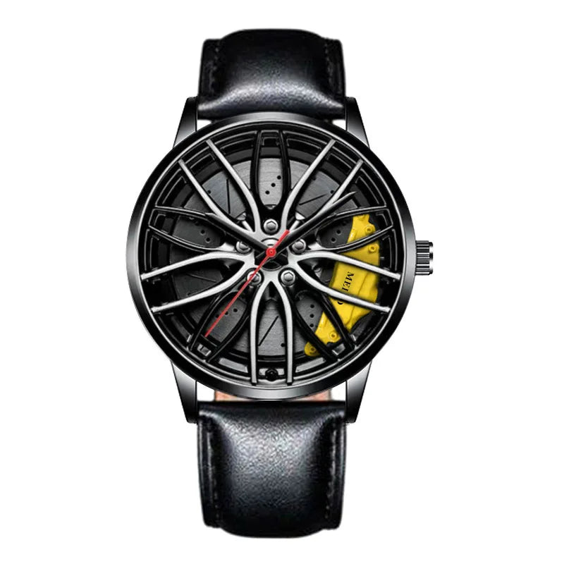 “MEIBO Racing Wheel Watch – Men’s Sport Quartz Watch”