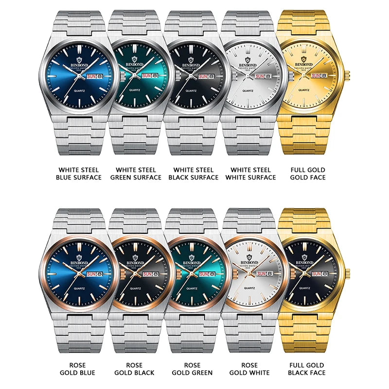 aquasteel classic quartz wristwatch