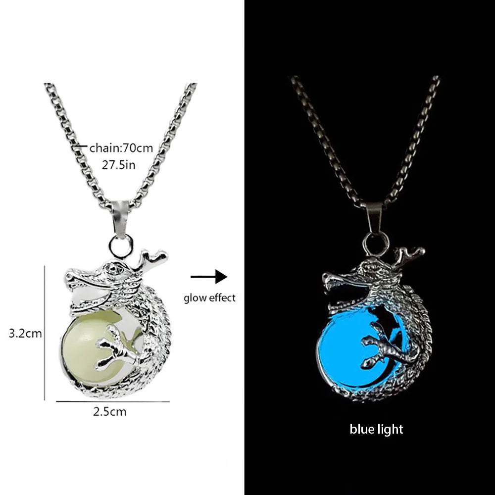 night dragon luminous necklace