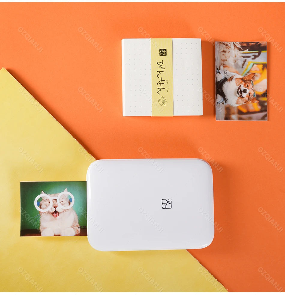 portable mini photo printer-wireless bluetooth pocket printer