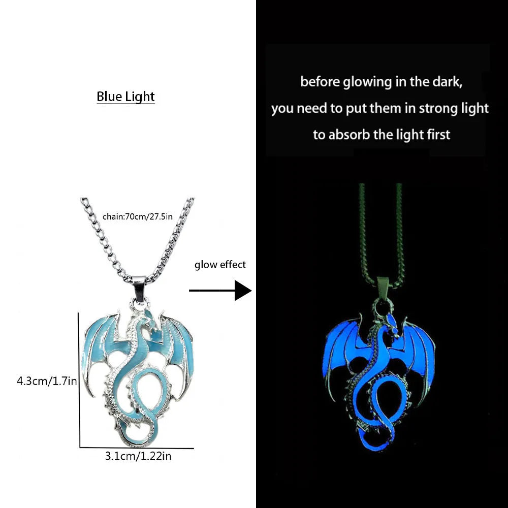 night dragon luminous necklace