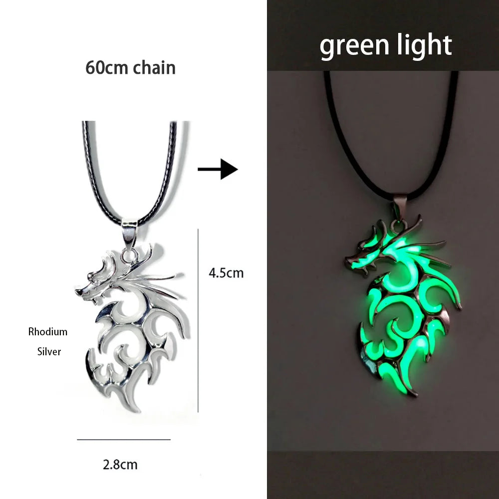 night dragon luminous necklace