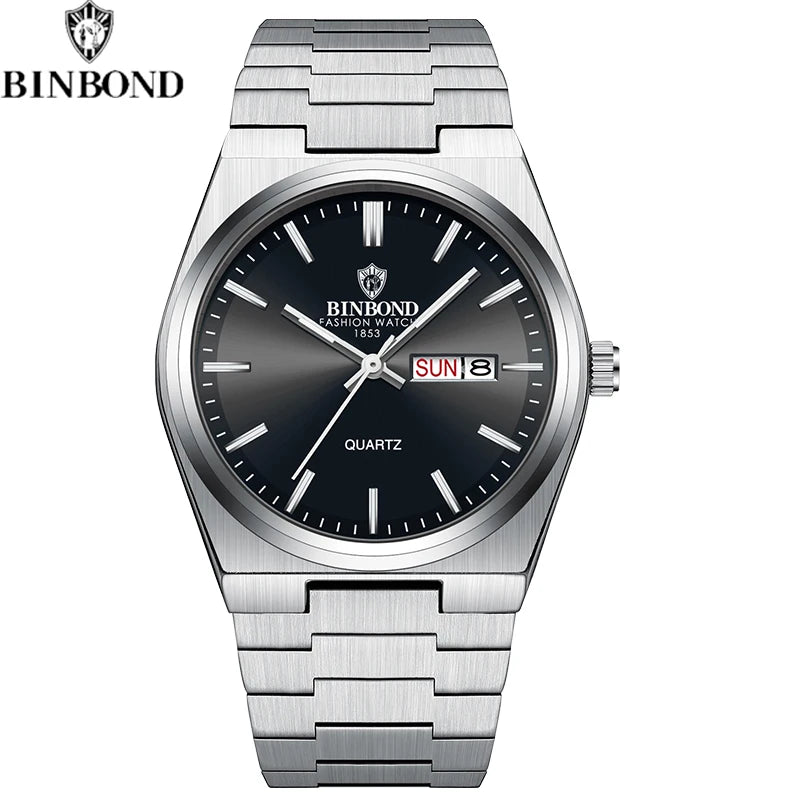 aquasteel classic quartz wristwatch