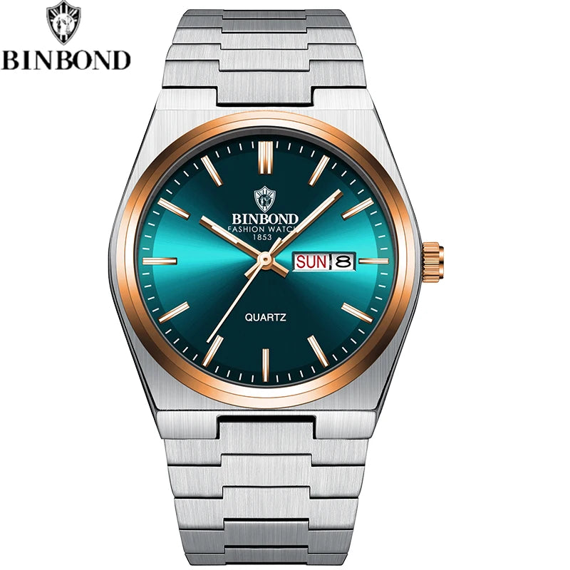 aquasteel classic quartz wristwatch