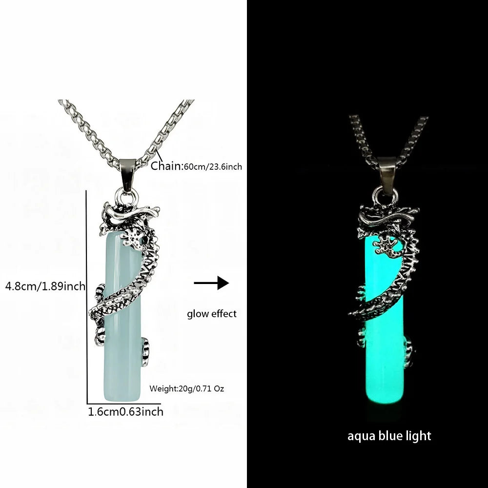 night dragon luminous necklace