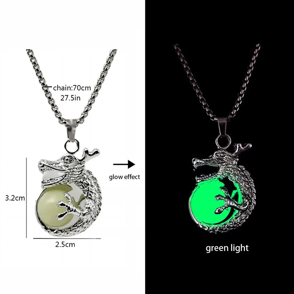 night dragon luminous necklace