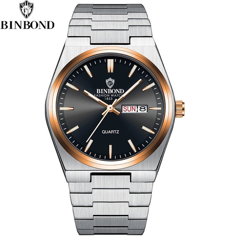 aquasteel classic quartz wristwatch