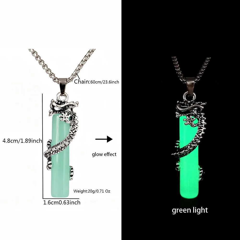 night dragon luminous necklace