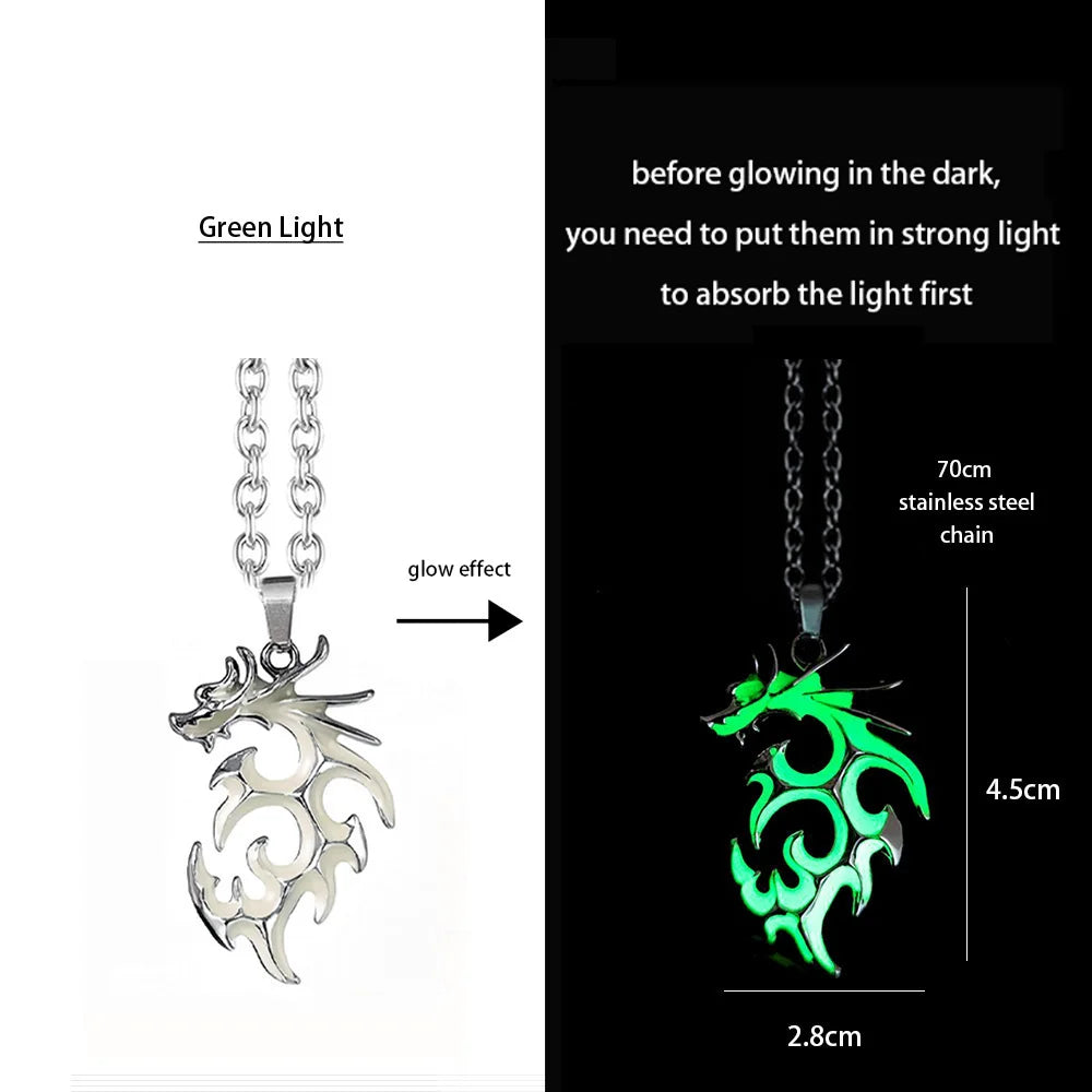 night dragon luminous necklace