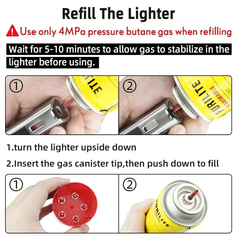 Lighter watch - the timepiece with flame